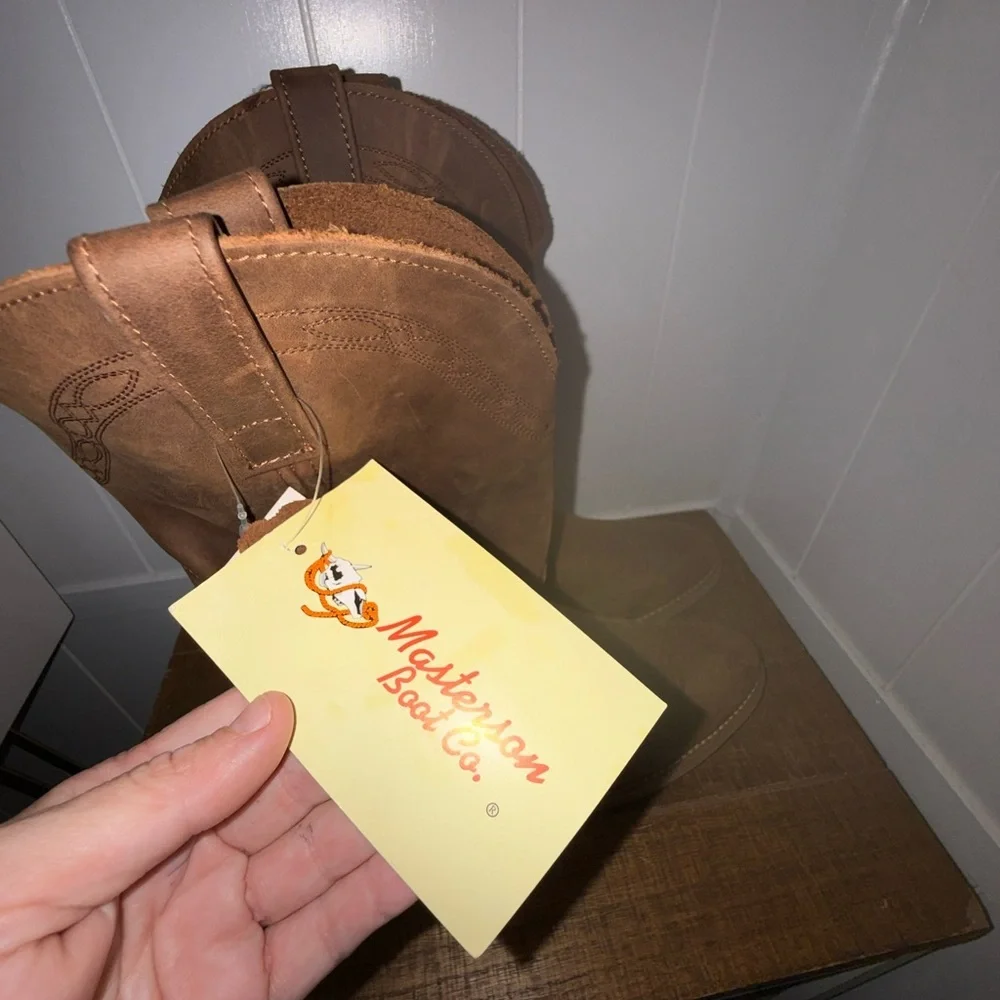 🔆NWT Masterson Boot Co. Brown Western Boots